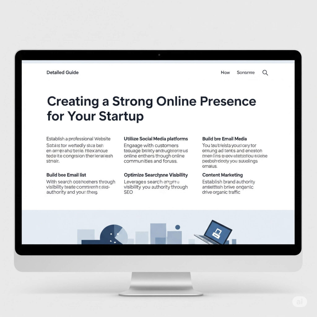 Online presence for startups