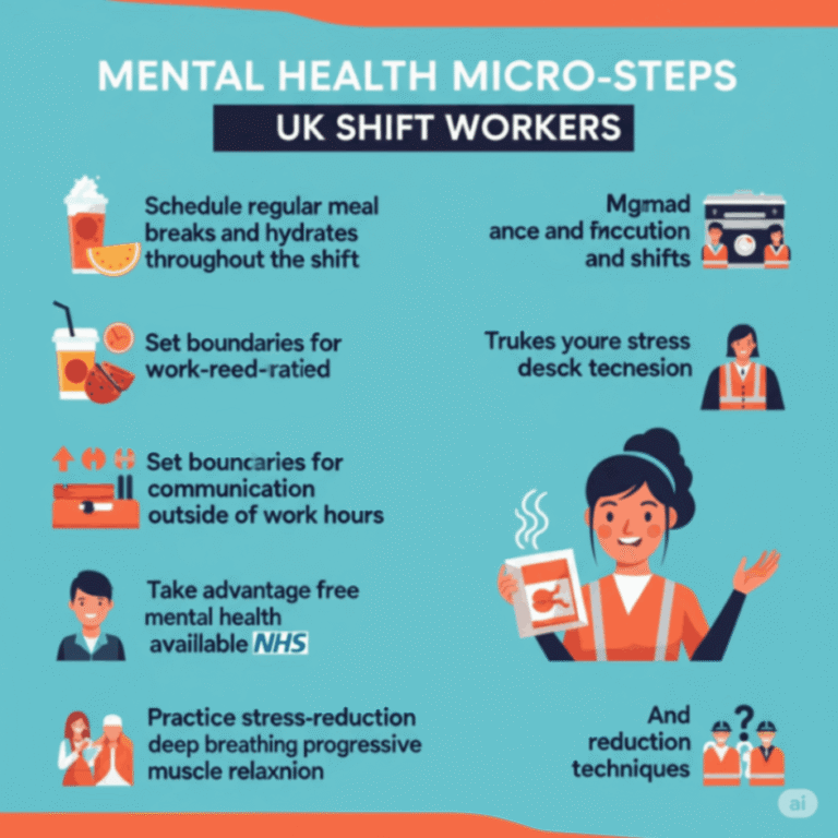 mental health micro steps for UK shift workers