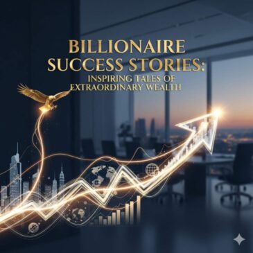 Successful entrepreneurs and billionaires celebrating their achievements in business