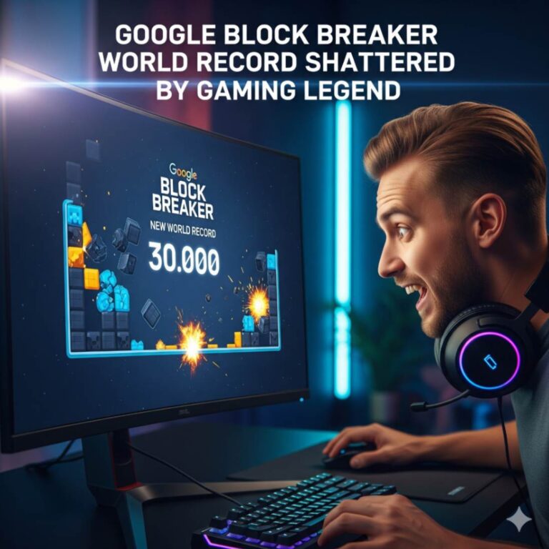 Google Block Breaker World Record