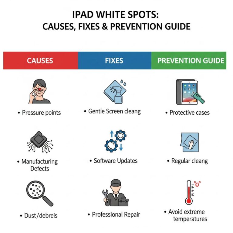 iPad White Spots: Causes, Fixes & Prevention Guide white spot iPad