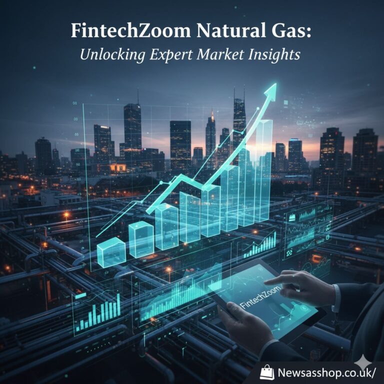An abstract image showing a pipeline and a stock market graph, representing the connection between natural gas infrastructure and financial markets.