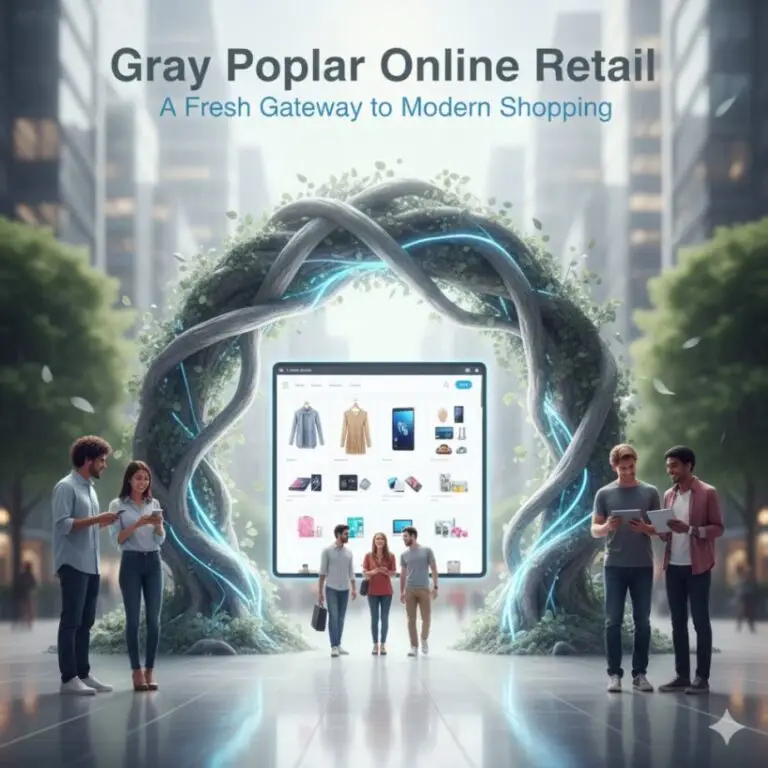 A stylishly designed and user-friendly interface of an online retail website displayed on a laptop screen, with a shopping bag icon nearby.