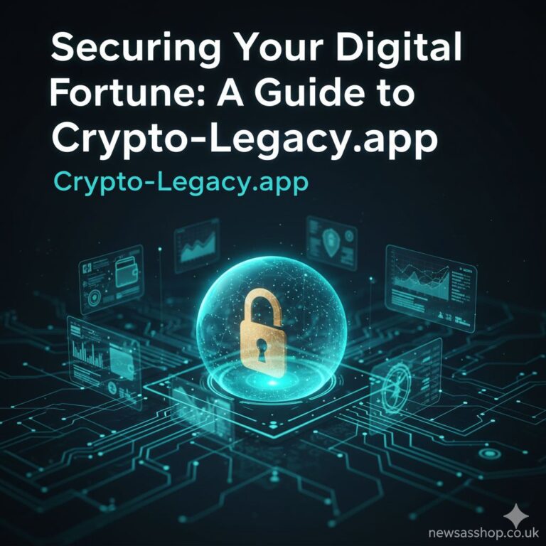 A graphic showing a digital key being passed from one hand to another, symbolising the secure transfer of crypto assets through crypto-legacy.app.