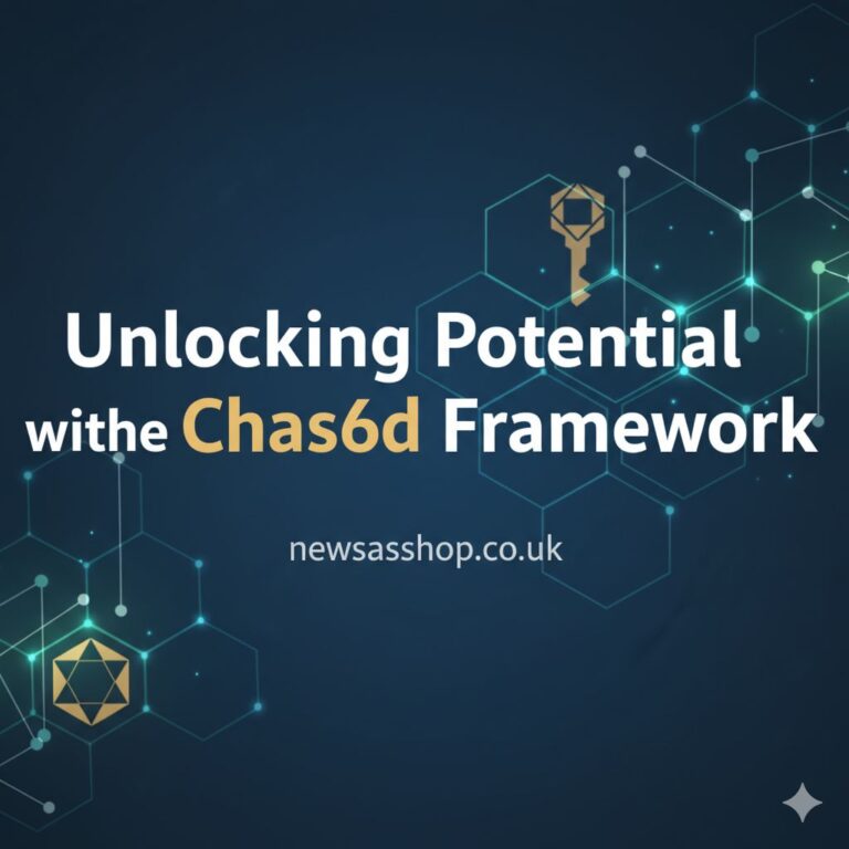 Illustration of the Chas6d framework showcasing six dimensions: Context, Harmony, Action, Structure, Synergy, and Development.