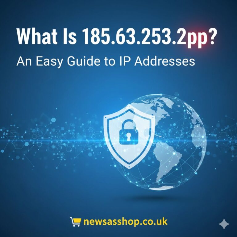 A graphic illustrating a computer connected to a network, symbolising the concept of an IP address like 185.63.253.2pp.