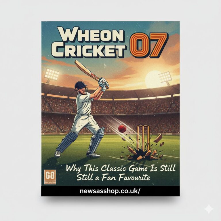 A nostalgic image showing the iconic cover art or an in-game screenshot from the Wheon Cricket 07 video game.