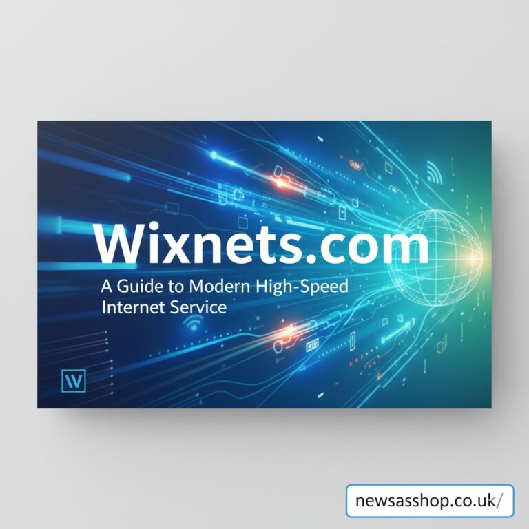 A modern living room with a person on a laptop, symbolising a fast and reliable home internet connection from wixnets.com.